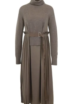 Jurken>MEIMEIJ JURK Beige