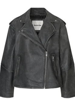 Blazers & Jasjes|Jassen>MODSTROM LEER/SUEDE JACK Grijs