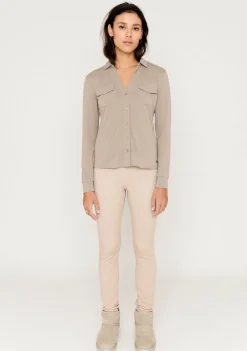 Blouses>MOSCOW BLOUSE Beige