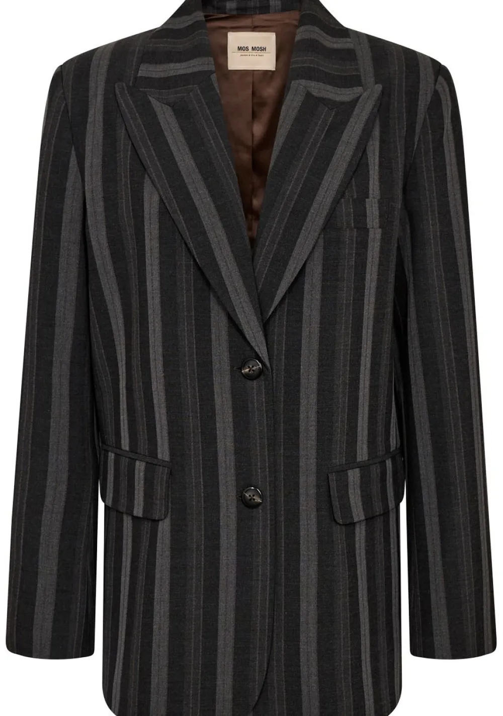 Blazers & Jasjes|Pakken & Co-Ords>MOSMOSH BLAZER Grijs