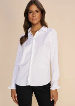 Blouses>MOSMOSH BLOUSE Wit