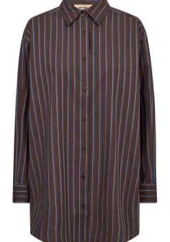 Blouses>MOSMOSH BLOUSE Bruin