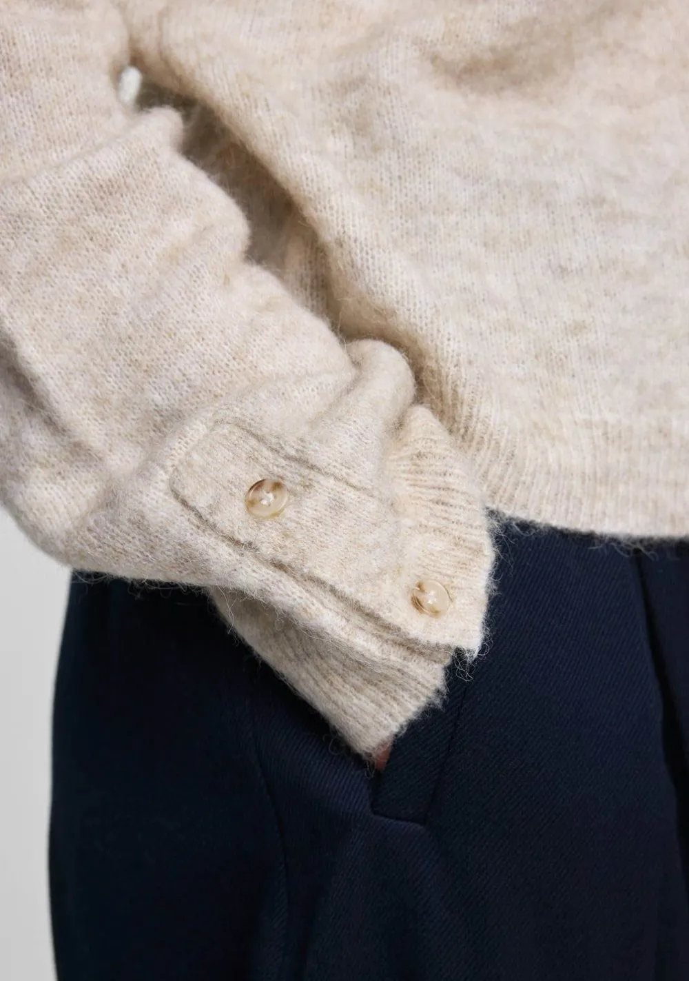 Truien>MSCH COPENHAGEN COLTRUI Off white