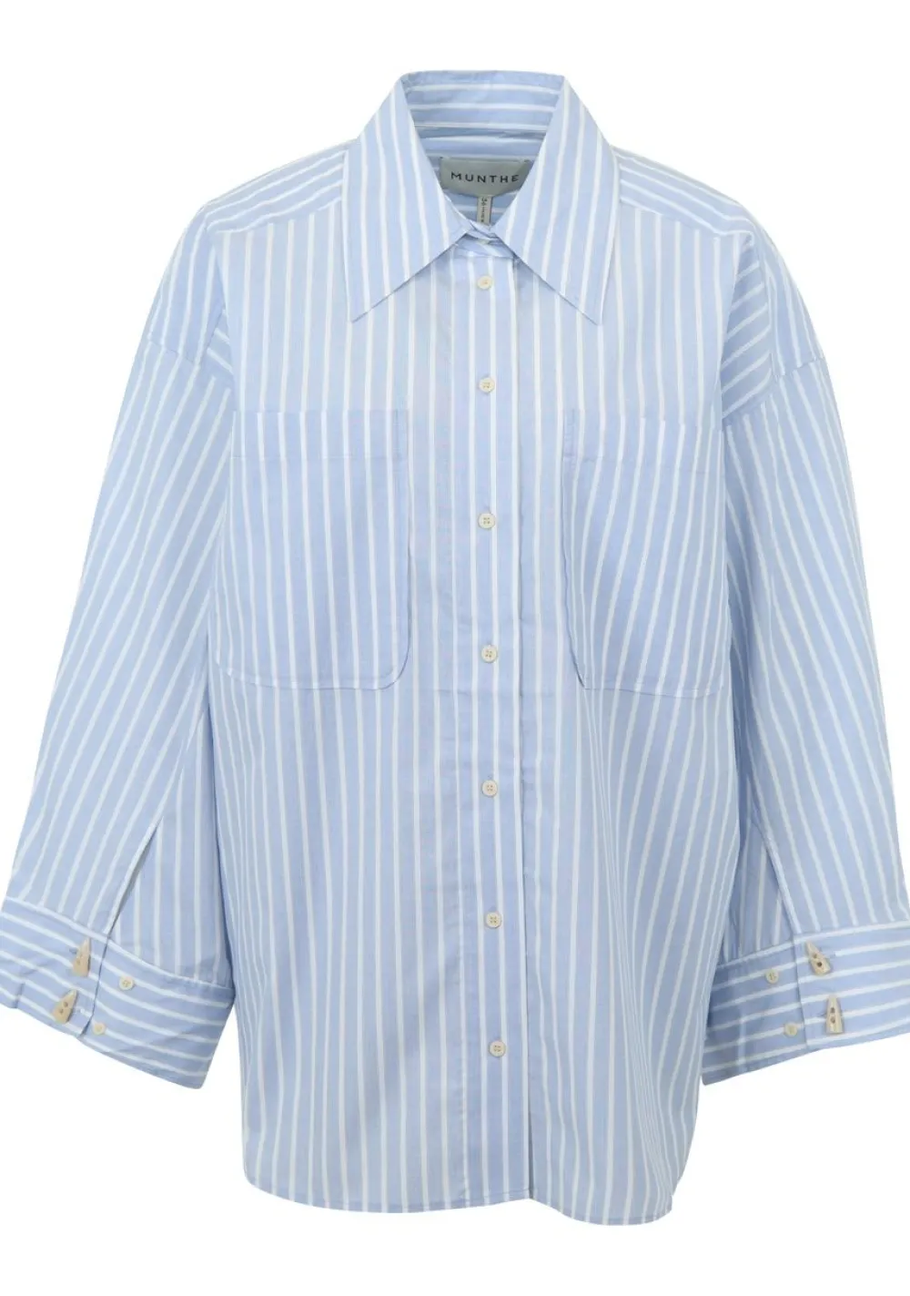 Blouses>MUNTHE BLOUSE Blauw