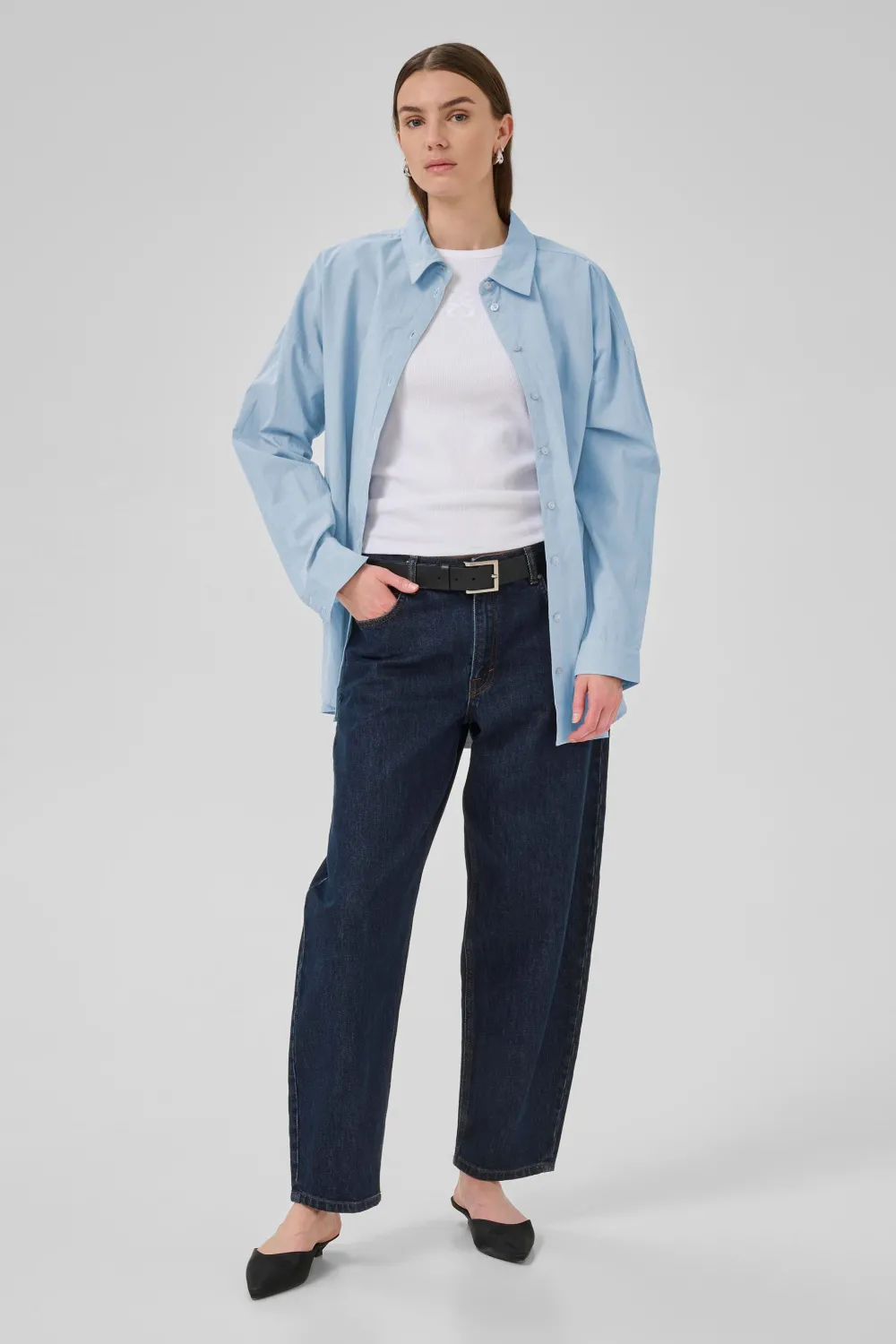 Blouses>MY ESSENTIAL WARDROBE BLOUSE Blauw