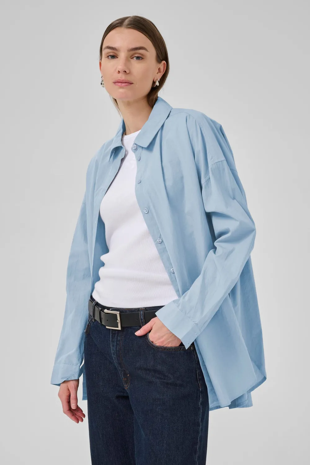 Blouses>MY ESSENTIAL WARDROBE BLOUSE Blauw