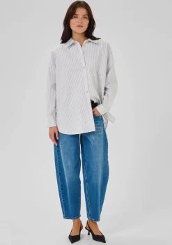 Blouses>MY ESSENTIAL WARDROBE BLOUSE Blauw