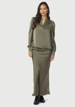 Blouses>NEO NOIR BLOUSE Groen