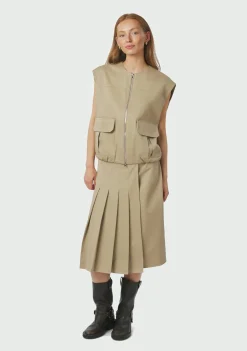 Gilets|Blazers & Jasjes>NEO NOIR GILET Beige