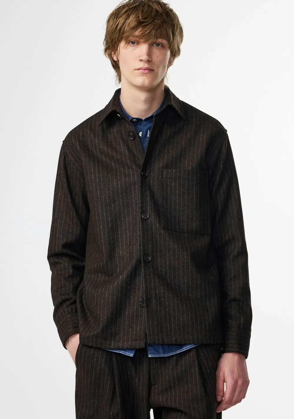Overshirts>NN07 OVERSHIRT Bruin