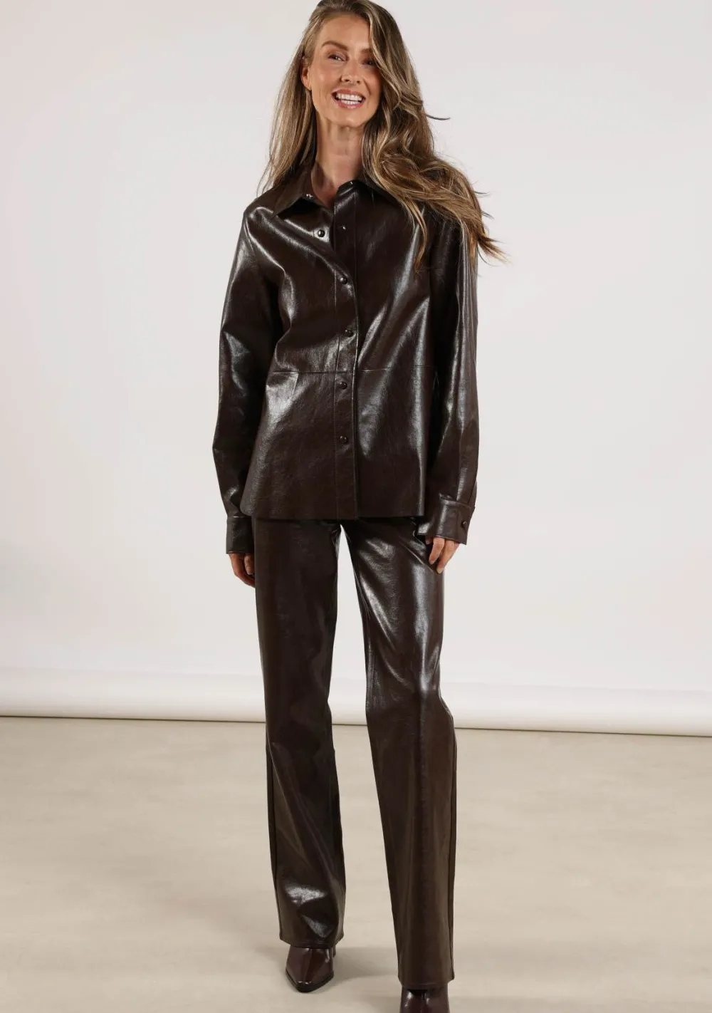 Pakken & Co-Ords|Blouses>NUKUS BLOUSE Bruin