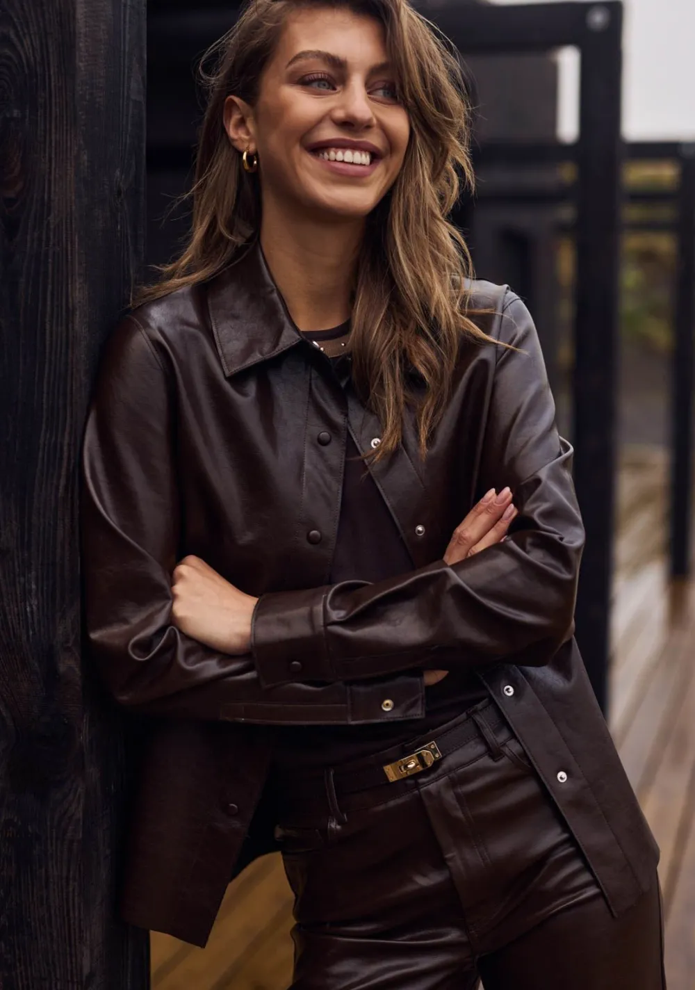 Pakken & Co-Ords|Blouses>NUKUS BLOUSE Bruin