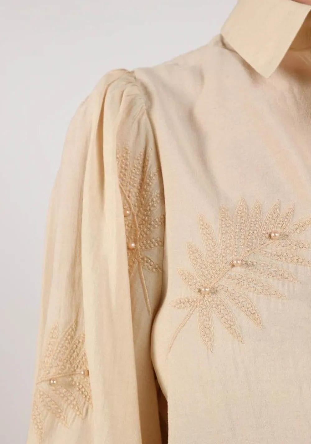 Blouses>NUKUS BLOUSE Beige