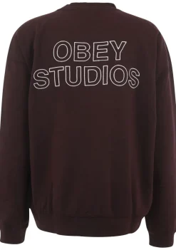 Truien>OBEY SWEATER Rood