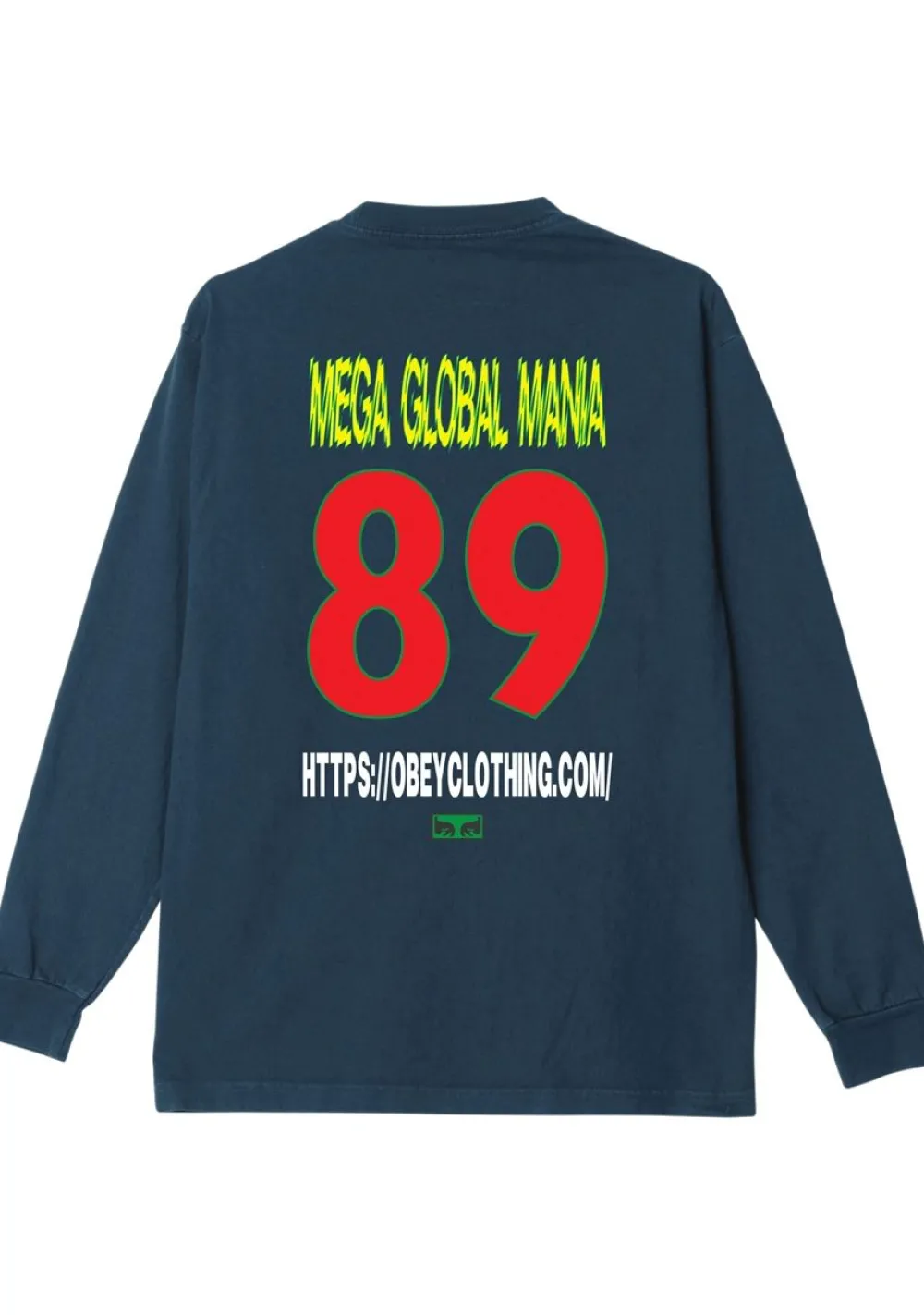 T-Shirts>OBEY TSHIRT Blauw