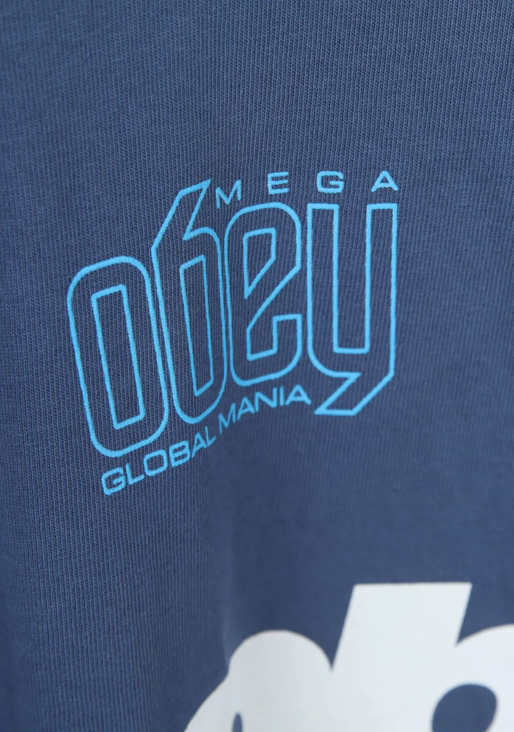 T-Shirts>OBEY TSHIRT Blauw