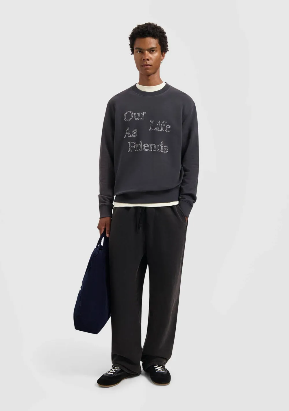 Truien>OLAF SWEATER Grijs