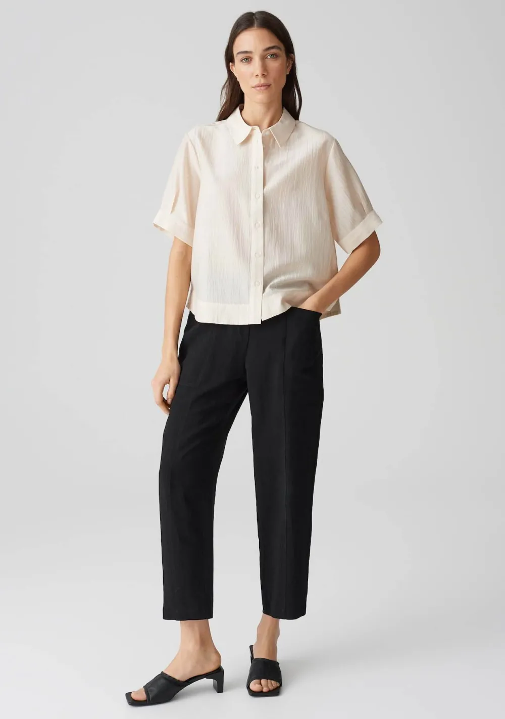 Blouses>OPUS BLOUSE Beige