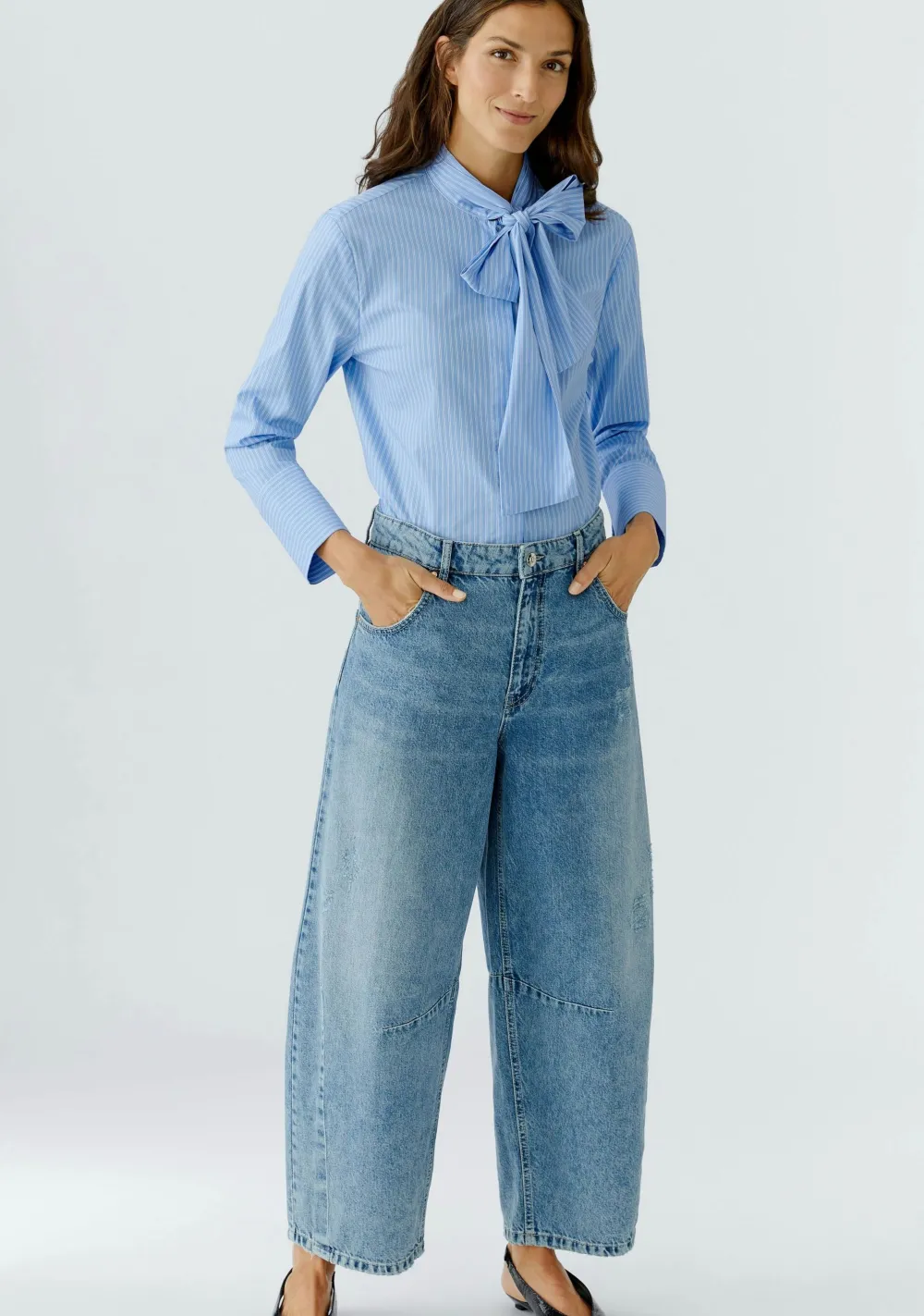 Blouses>OUI BLOUSE Blauw