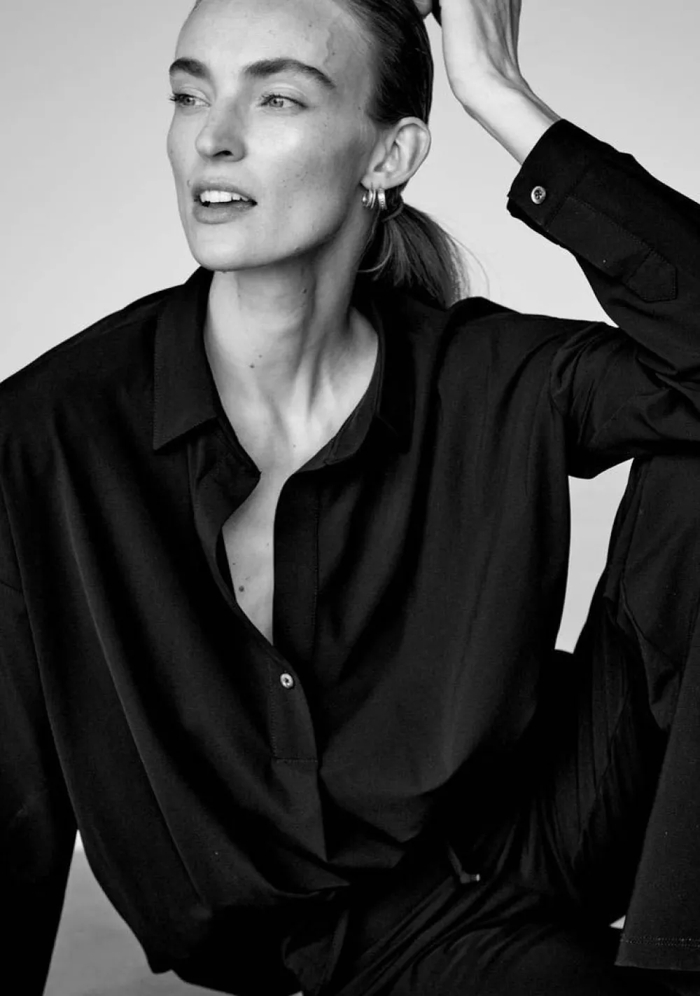 Blouses>PENN & INK BLOUSE