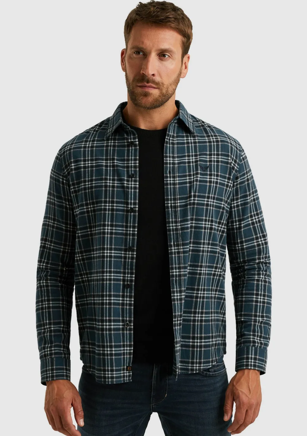 Overhemden>PME LEGEND OVERHEMD Blauw