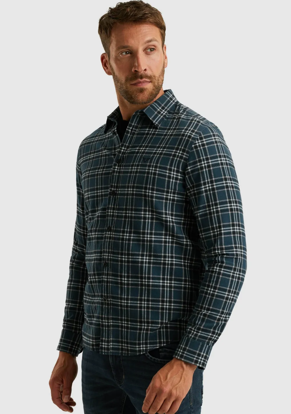 Overhemden>PME LEGEND OVERHEMD Blauw