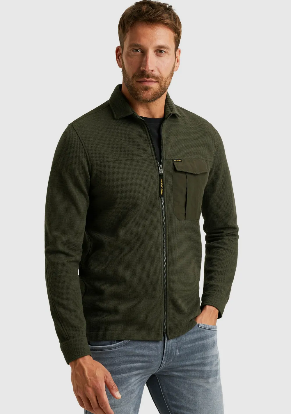 Overhemden>PME LEGEND OVERHEMD Groen