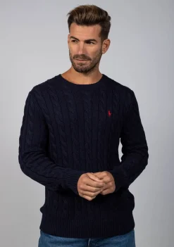 Truien>POLO RALPH LAUREN TRUI Blauw