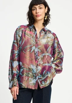 Blouses>POM AMSTERDAM BLOUSE Paars