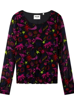 Blouses>POM AMSTERDAM BLOUSE Zwart