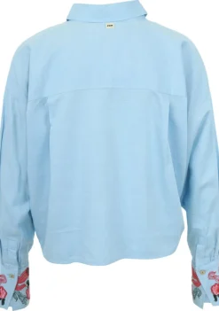 Blouses>POM AMSTERDAM BLOUSE Blauw