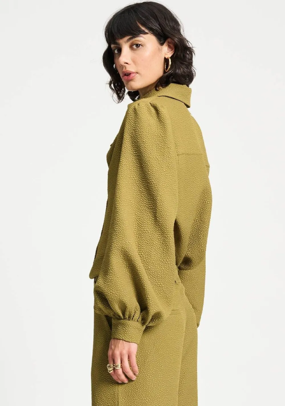 Pakken & Co-Ords|Blouses>POM AMSTERDAM BLOUSE Groen