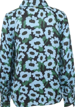 Blouses>POM AMSTERDAM BLOUSE Blauw