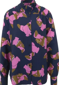 Blouses>POM AMSTERDAM BLOUSE Blauw