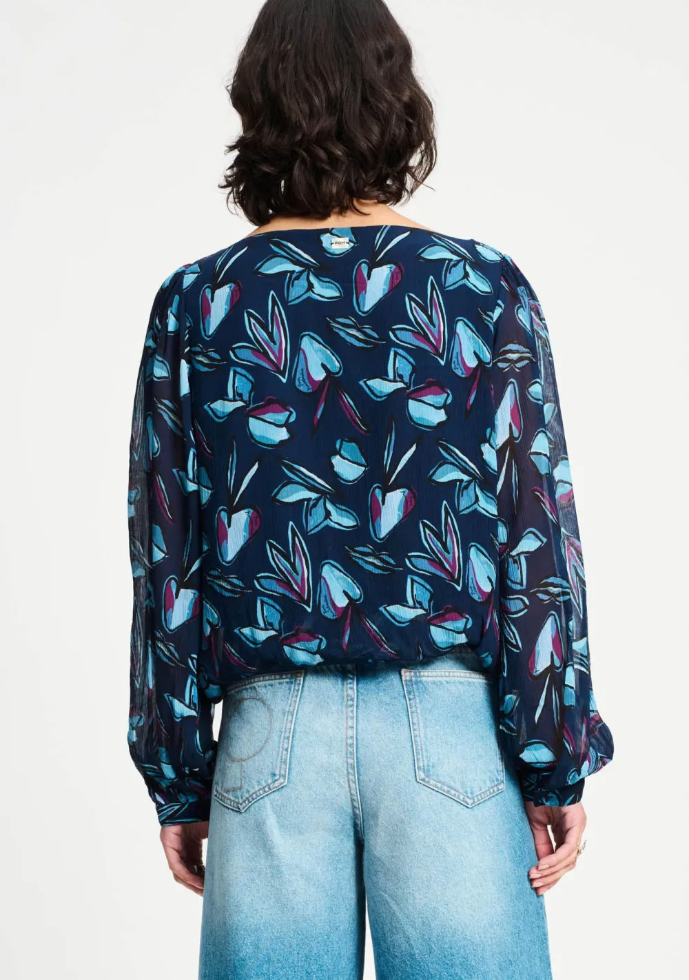Blouses>POM AMSTERDAM BLOUSE Blauw