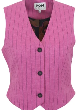 Gilets|Blazers & Jasjes>POM AMSTERDAM GILET Roze