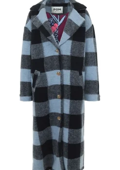 Winterjassen|Jassen>POM AMSTERDAM MANTEL Blauw