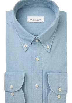 Overhemden>PROFUOMO OVERHEMD Blauw