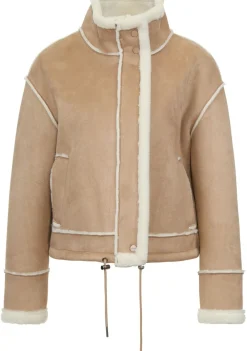 Jassen|Blazers & Jasjes>RINO EN PELLE LEER/SUEDE JACK Beige