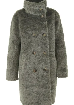 Winterjassen|Jassen>RINO EN PELLE MANTEL Groen