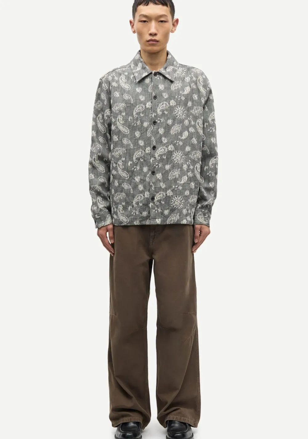 Overshirts>SAMSOE SAMSOE OVERSHIRT Grijs