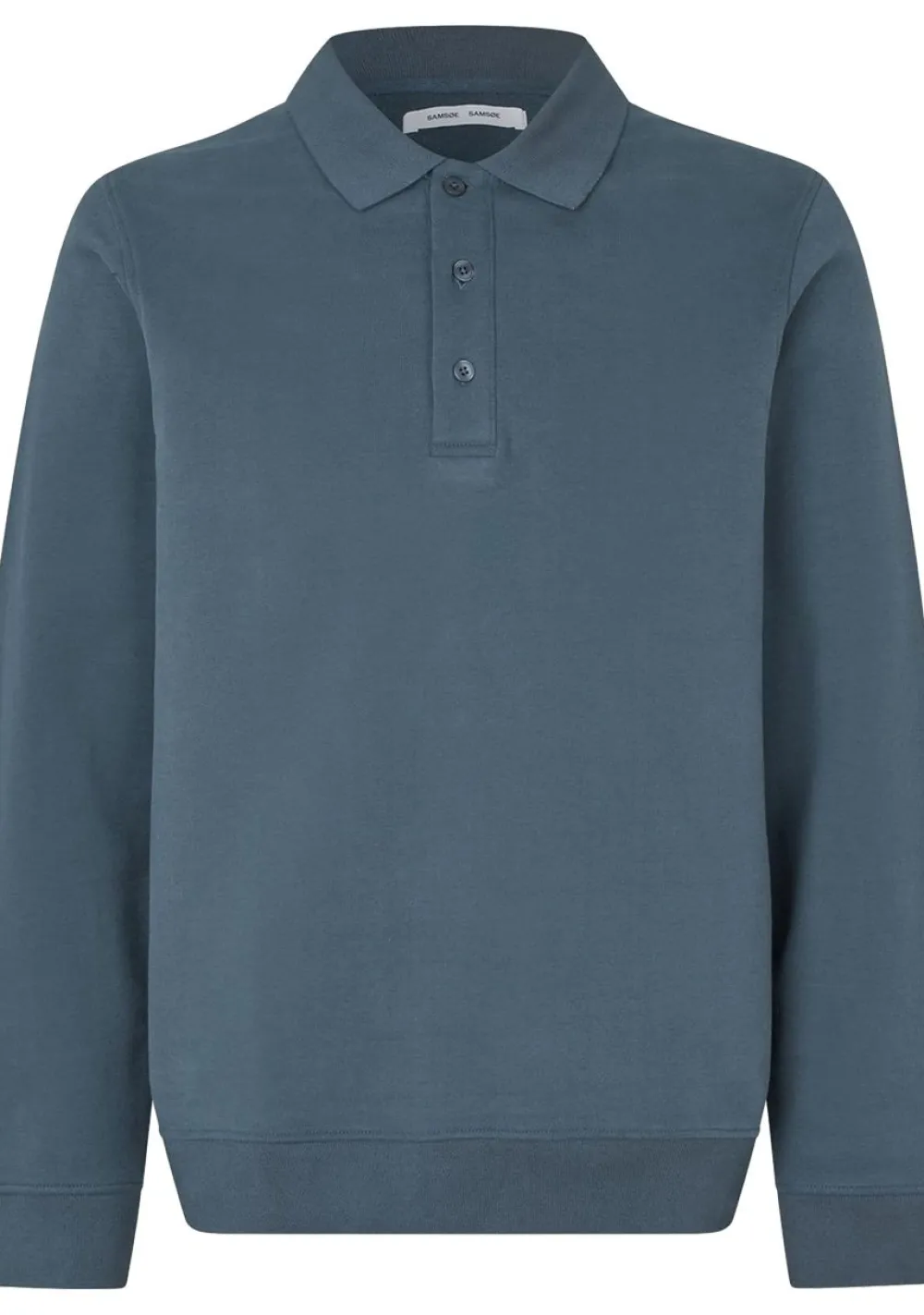 Polo's>SAMSOE SAMSOE POLO Blauw