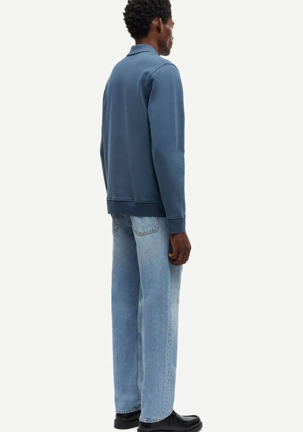 Polo's>SAMSOE SAMSOE POLO Blauw