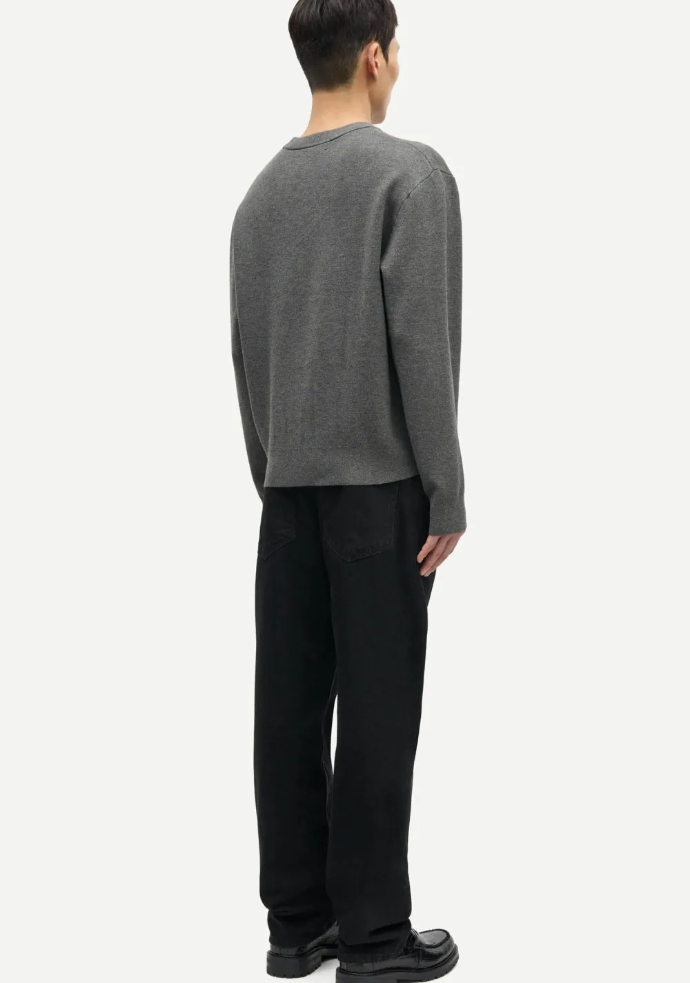 Truien>SAMSOE SAMSOE TRUI Grijs