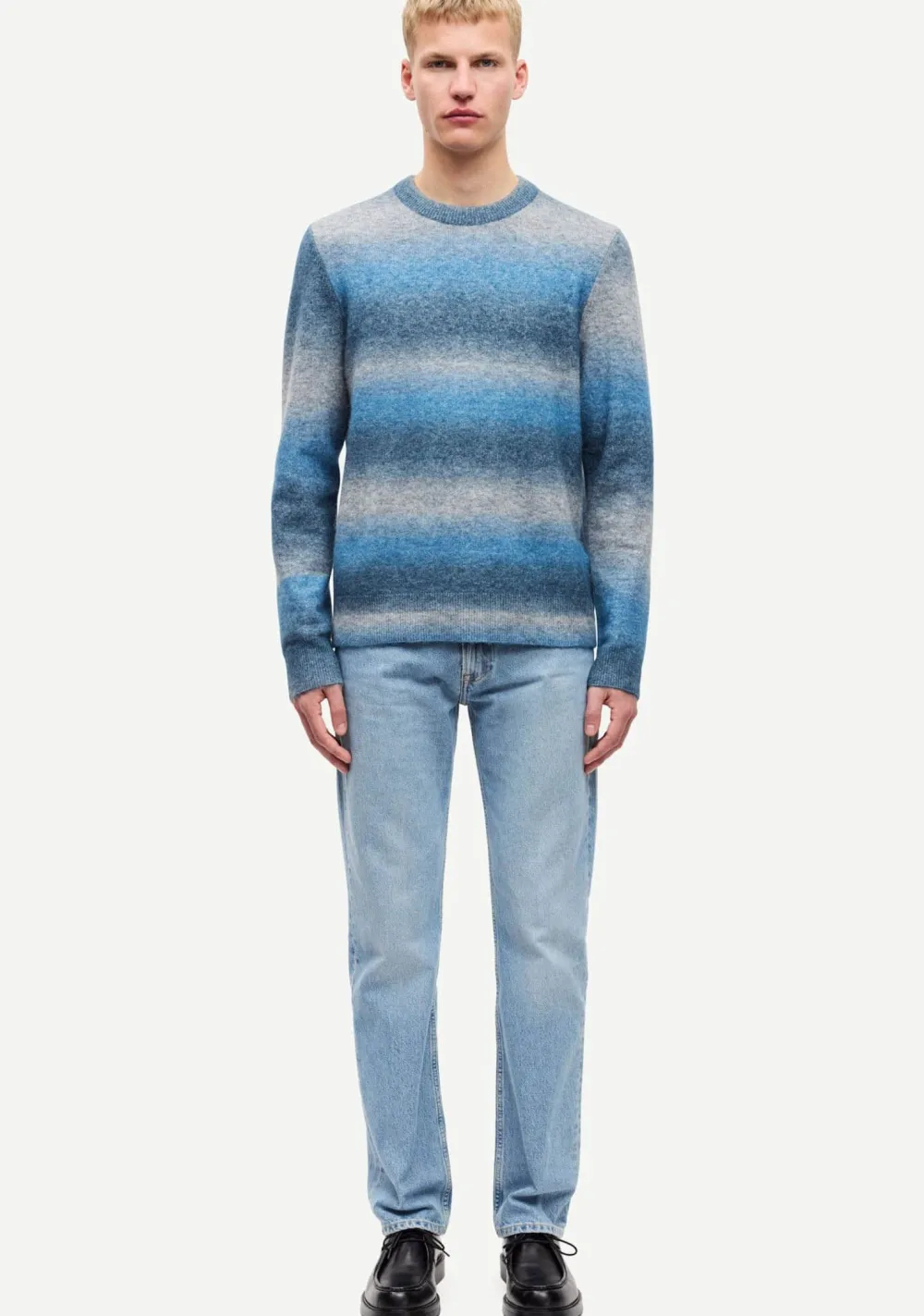 Truien>SAMSOE SAMSOE TRUI Blauw