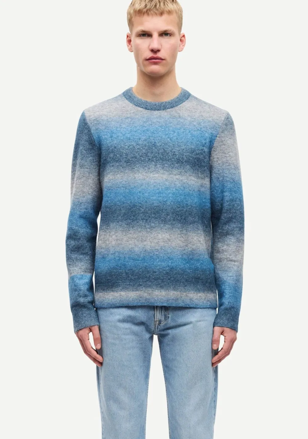 Truien>SAMSOE SAMSOE TRUI Blauw