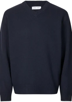 Truien>SAMSOE SAMSOE TRUI Blauw