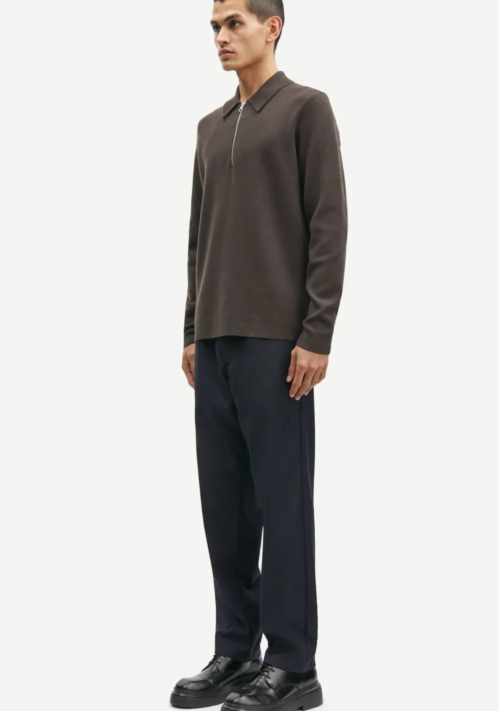 Truien>SAMSOE SAMSOE TRUI Bruin