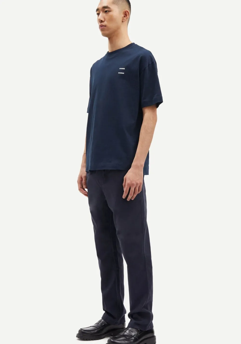 T-Shirts>SAMSOE SAMSOE TSHIRT Blauw