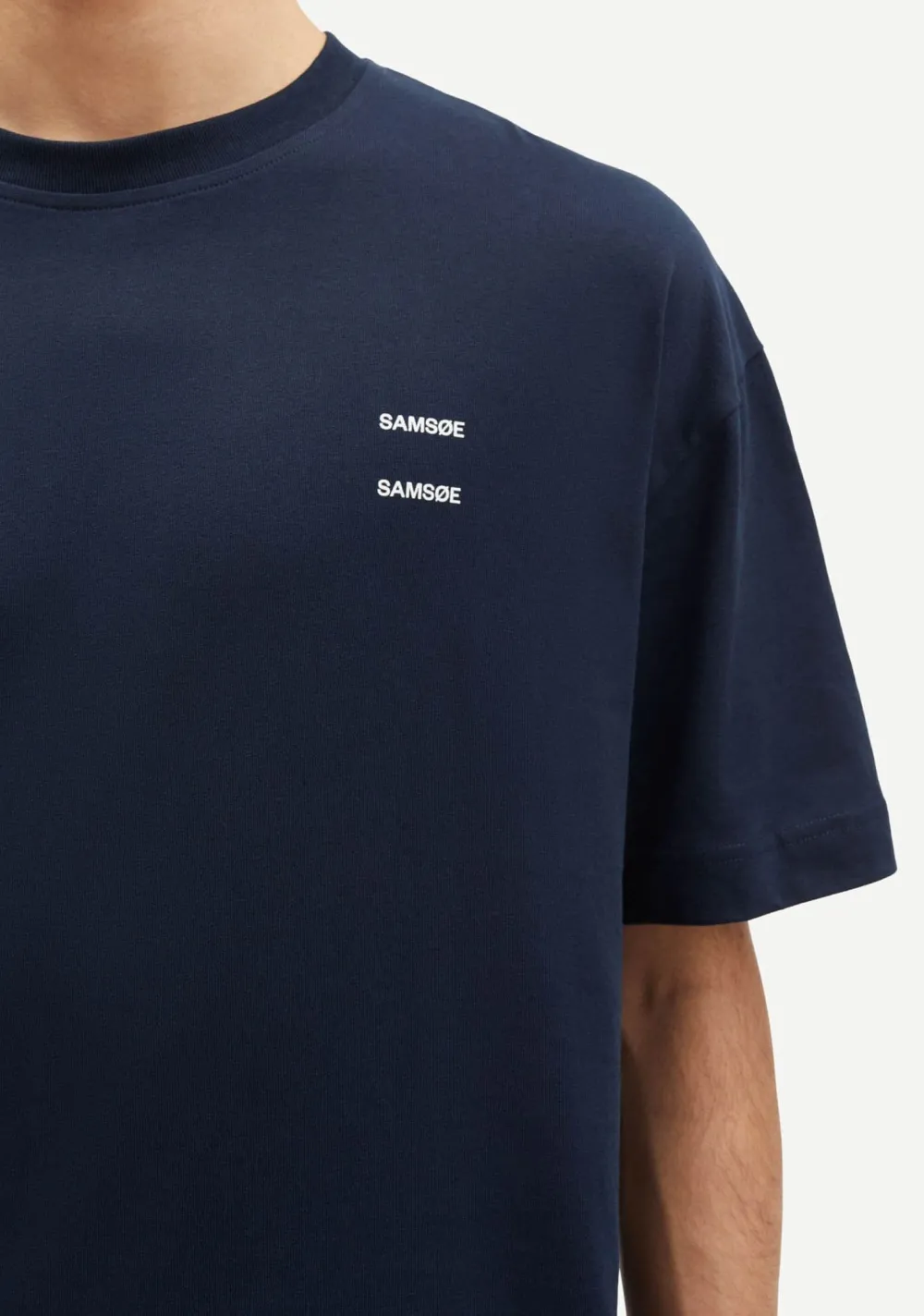 T-Shirts>SAMSOE SAMSOE TSHIRT Blauw